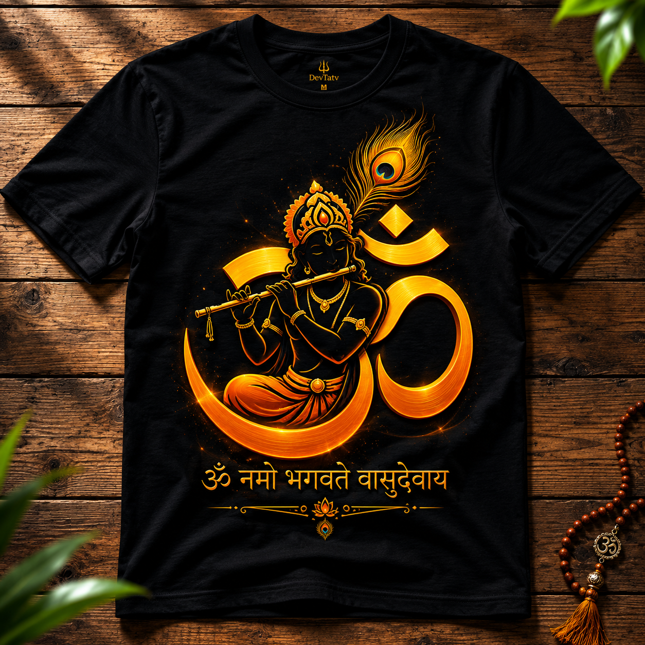 Krishna Divine Om Tee β DevTatva Edition